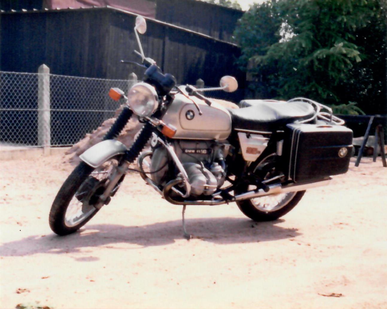 Meine R90/6 im Sommer 1983